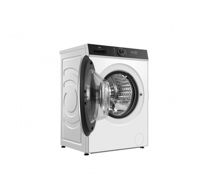 Стиральная машина TCL фронтальная, 9кг, 1400, A+++, 57см, дисплей, пар, инвертор, белый