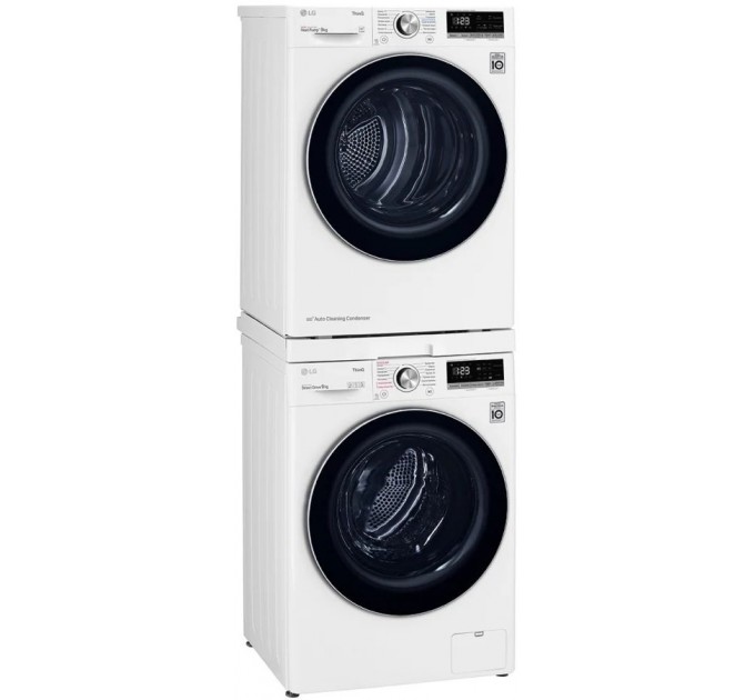 Комплект монтажный LG для соединения стиральной машины с сушильной машиной, выдвижная полка, белый