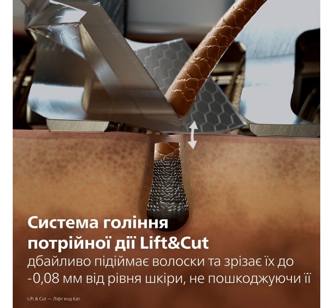 Бритва електр. Philips Series i9000 Prestige Ultra, бритв.головок-3, Li-Ion, сух.+волог., індикатор заряду, твердий чохол, хром