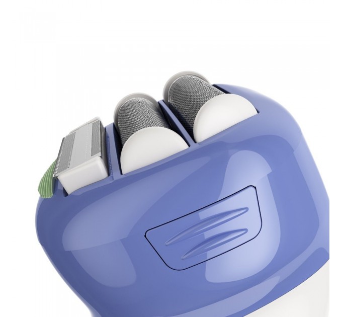 Бритва електр. Remington сіткова Smooth&Silky, бритв.головок-2, сух.+волог., жіночий тример, біло-фіолетовий