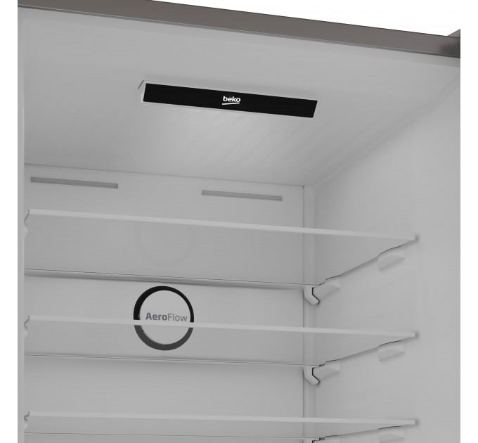 Холодильник Beko с нижн. мороз., 192x70x74.5, xолод.отд.-2340л, мороз.отд.-150л, 2дв., А++, NF, дисплей, HarvestFresh, нерж