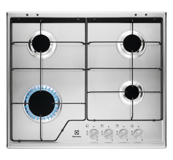 Варочная поверхность Electrolux газовая, 60см, нерж