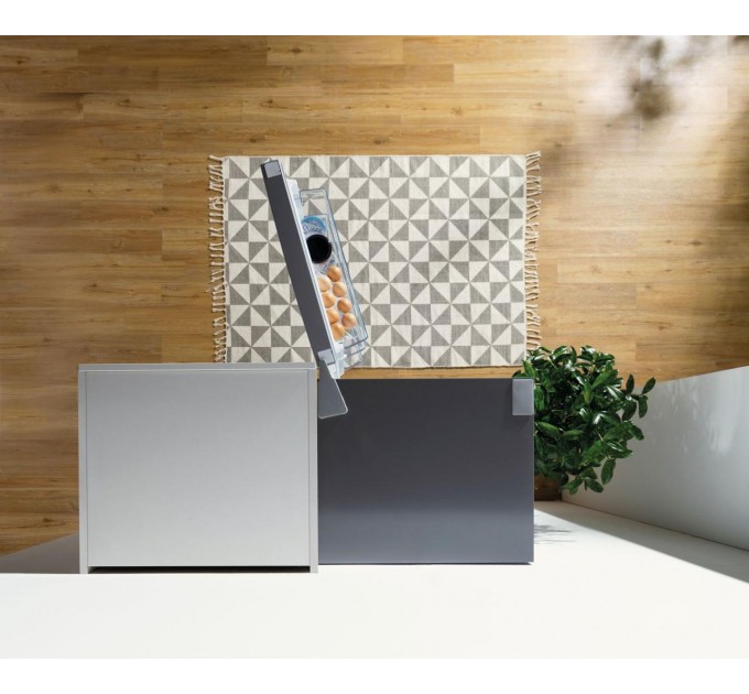 Холодильник с нижн. мороз. камерой Gorenje, 200х60х60см, 2 дв., 235(96)л, А++, NoFrost+, Зона св-ти, серый