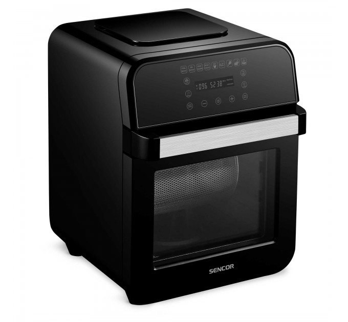 Мультипіч Sencor Vita, 1500Вт, об'єм-12л, сенсорне управл., 60-200°C, нержав.сталь/пластик, чорний