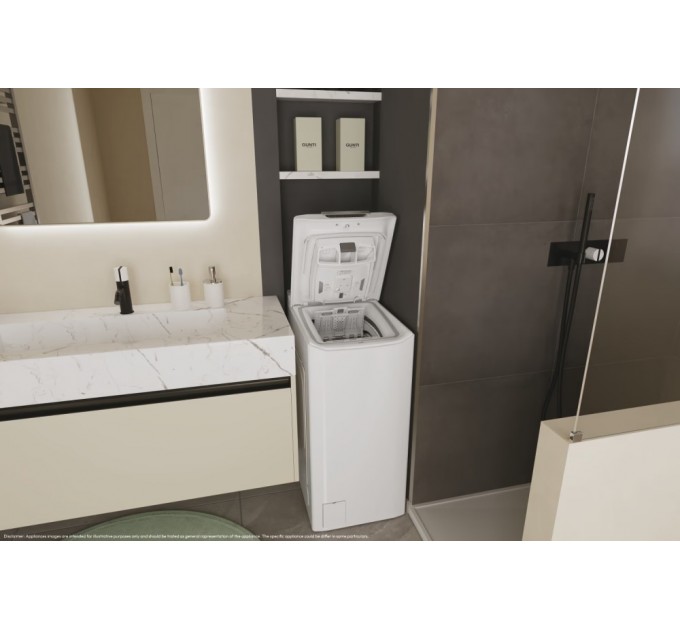 Стиральная машина Candy вертикальная, 6кг, 1200, A+++, 60см, дисплей, инвертор, белый