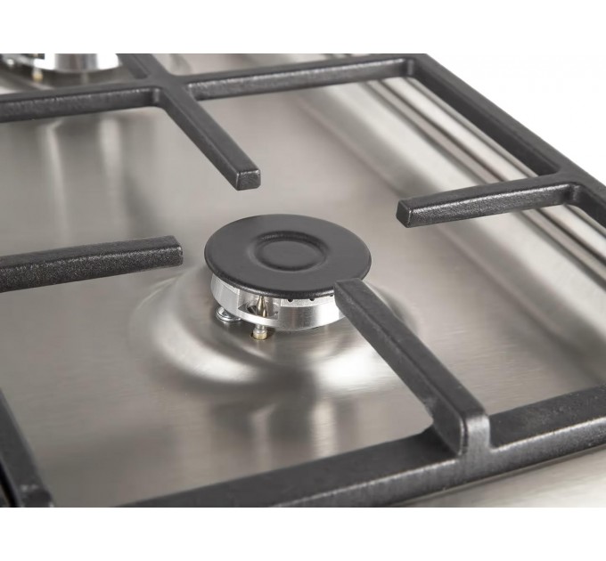 Плита Hansa комби, 62л, 50x60см, дисплей, конвекция, чугун, нерж