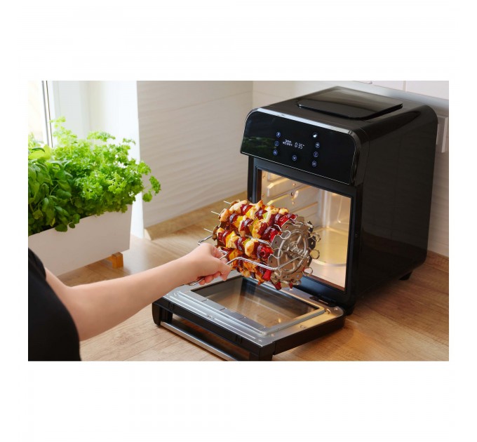 Мультипіч Sencor Vita, 1500Вт, об'єм-12л, сенсорне управл., 60-200°C, нержав.сталь/пластик, чорний