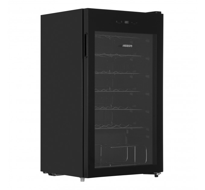 Холодильник ARDESTO для вина, 84.2x48х44, мороз.отд.-96л, зон - 1, бут-34, ST, диспл внутр., черный