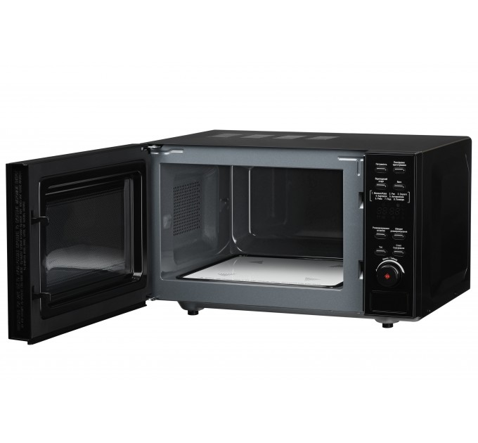 Микроволновая печь ARDESTO, 20л, электр. управл., 800Вт, дисплей, откр.кнопкой, без поворот.стола, черный