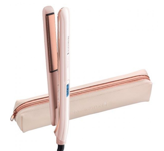 Випрямитель Remington ProLuxe, 52Вт, темп.режимов-10, 150-230С, дисплей, керамика, розово-золотой