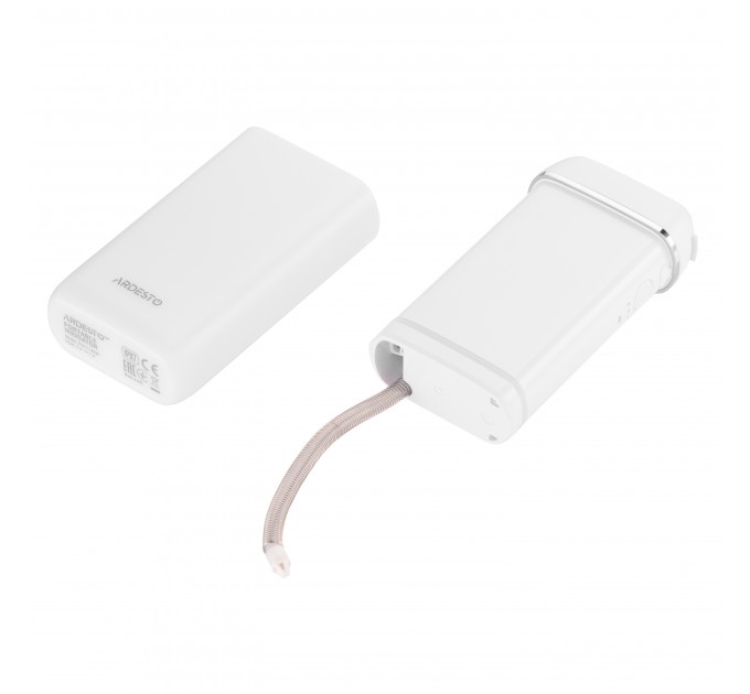 Ирригатор ARDESTO портативний, чаша 140 мл, Li-ion аккум. в компл., белый