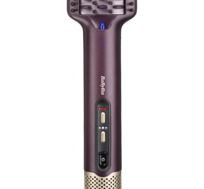 Фен-щетка Babyliss Air Power, 900Вт, режимов-3, хол. обдув, 2 насадки, фиолетовый