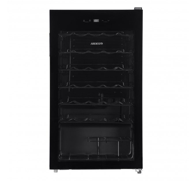 Холодильник ARDESTO для вина, 84.2x48х44, мороз.отд.-96л, зон - 1, бут-34, ST, диспл внутр., черный
