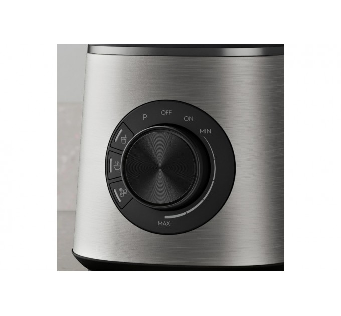 Блендер Electrolux стационарный 1400Вт, чаша-1750мл, стекло, вакуумный, крошение льда, приготовление супа, импульсный режим, металл