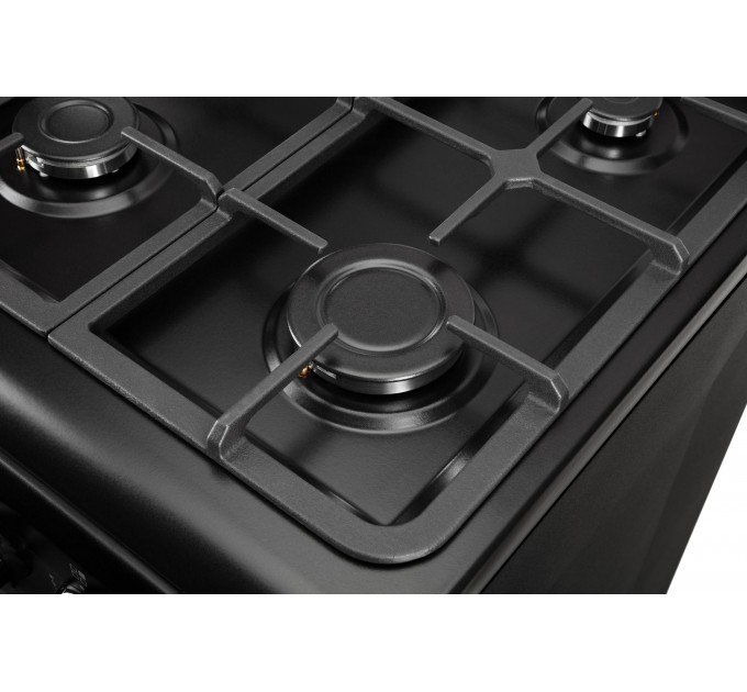 Плита ARDESTO комби, 52л, 50x60см, конвекция, чугун, подсветка, форсунки LPG (подключение газового баллона), черный