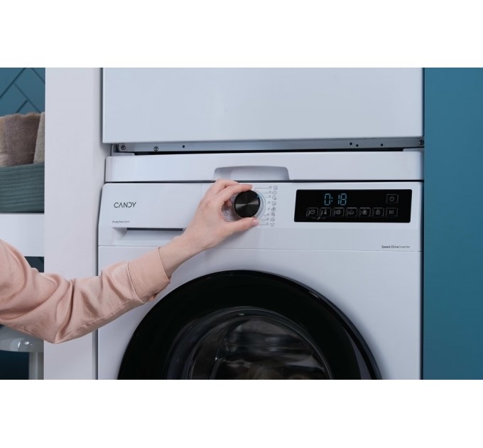 Стиральная машина Candy фронтальная, 8кг, 1400, A+++, 59см, дисплей, пар, инвертор, белый