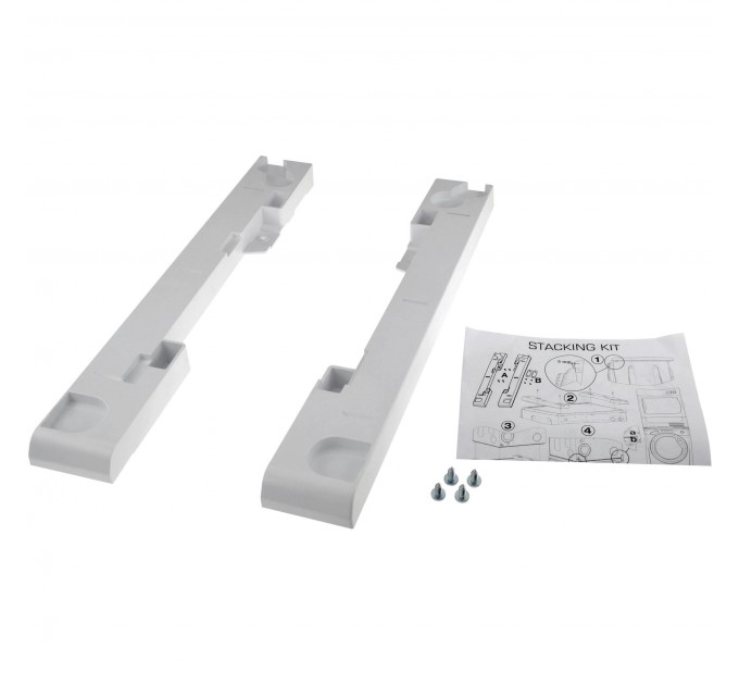 Комплект монтажный Candy для соединения стиральной машины с сушильной машиной, 47-60см, белый