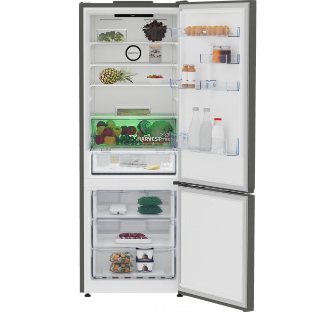 Холодильник Beko с нижн. мороз., 192x70x74.5, xолод.отд.-2340л, мороз.отд.-150л, 2дв., А++, NF, дисплей, HarvestFresh, нерж
