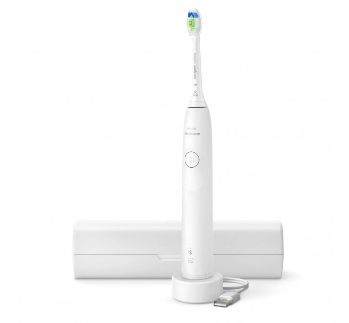 Щетка зубная электр. Philips Sonicare 5300 Series, 62т. колеб/мин, насадок-1, футляр, белый