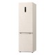 Холодильник LG с нижн. мороз., 203x60х68, холод.отд.-277л, мороз.отд.-110л, 2дв., E, NF, инв., диспл внешн., Fresh Сonverter, Metal Fresh, бежевый