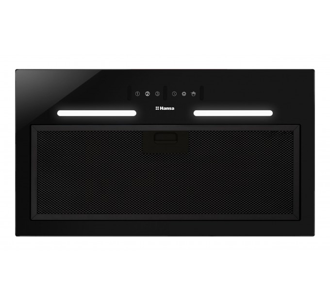 Вытяжка Hansa встраиваемая, 55см, 462м3ч, черный