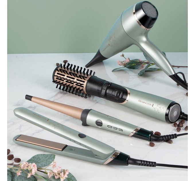 Випрямляч Remington Botanicals, >300Вт, темп.режимів-10, 150-230С, дисплей, кераміка, сіро-зелений