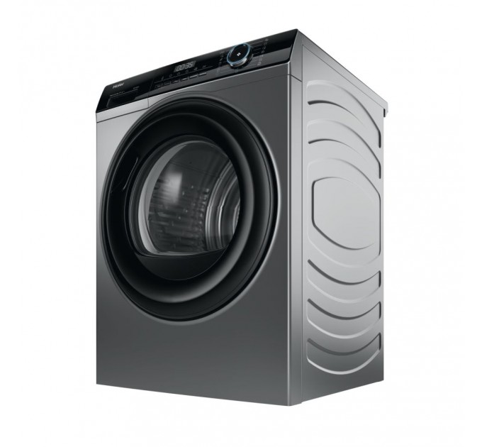 Сушильная машина Haier тепловой насос, 9кг, A+++, 59,5см, дисплей, пар, серебристый