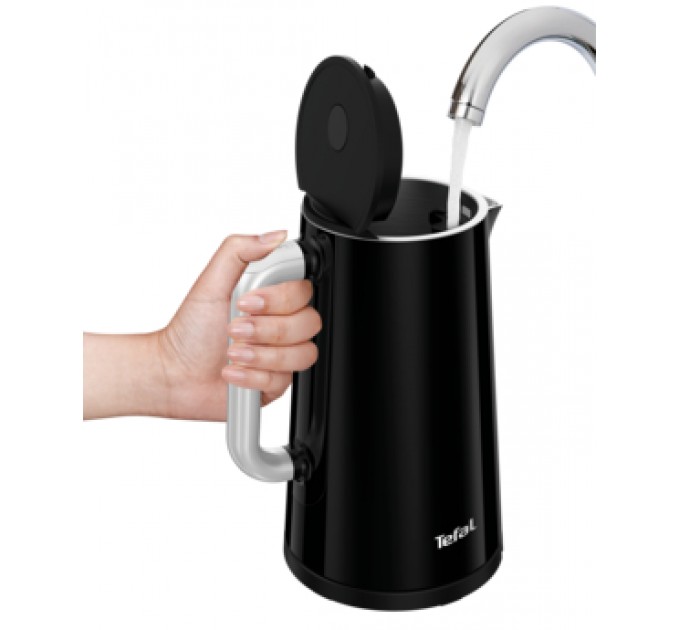 Электрочайник Tefal DIGITAL, 1.7л, LED дисплей, с двойными стенками, глянец, черный