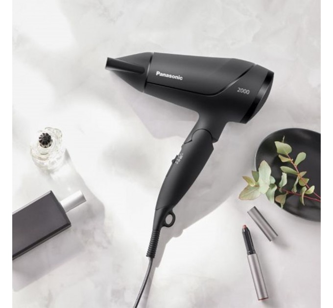 Фен Panasonic дорожный, 2000Вт, режимов-3, черный