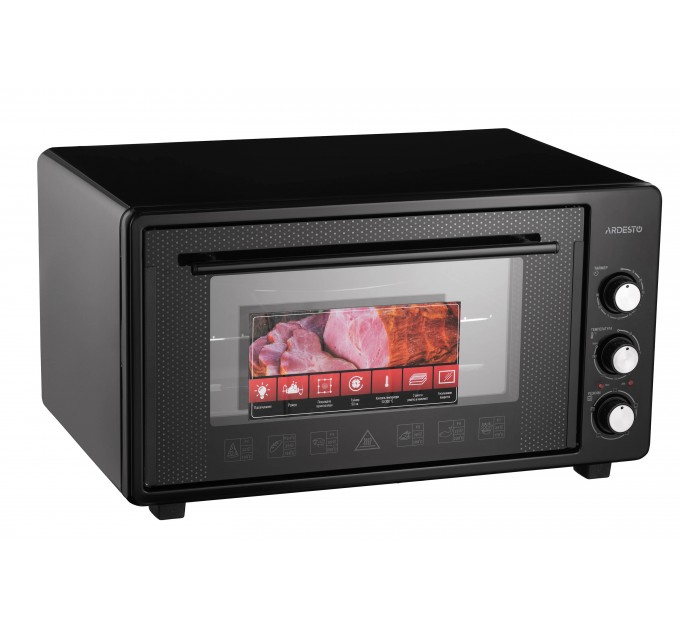 Печь электрическая ARDESTO, 50л, 1600Вт, механич., вертел, черный