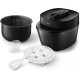 Мультиварка-скороварка Philips All-in-One Cooker, 1000Вт, чаша-5л, электронное управл., пластик, черный