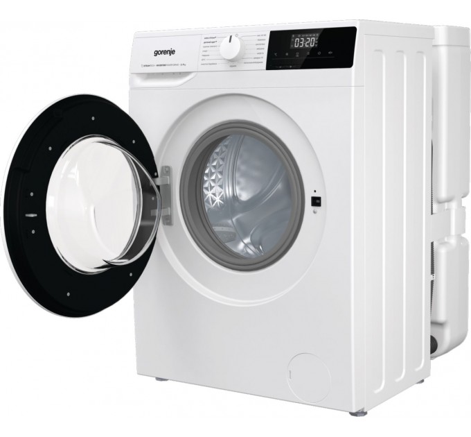 Пральна машина Gorenje фронтальна, з баком, 7кг, 1200, A+, 60см, дисплей, пар, інвертор, білий