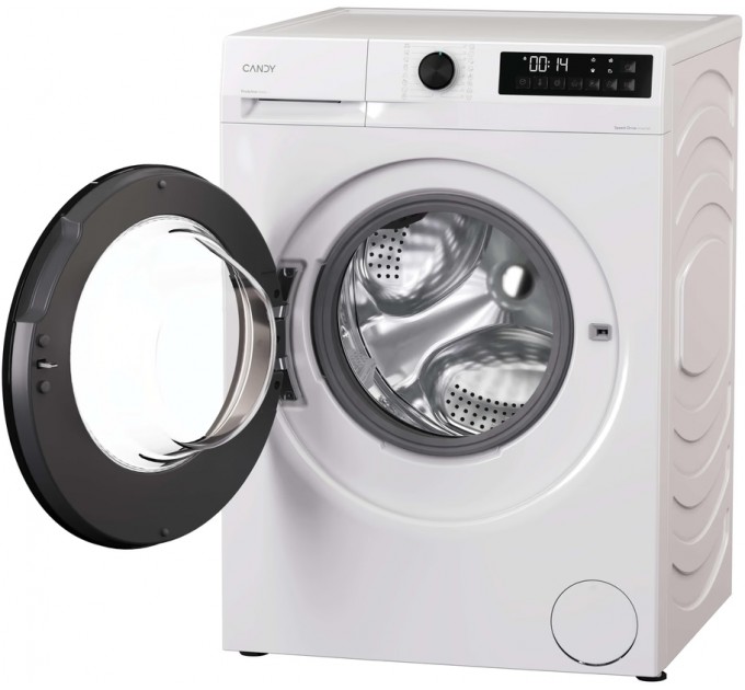 Стиральная машина Candy фронтальная, 8кг, 1400, A+++, 59см, дисплей, пар, инвертор, белый