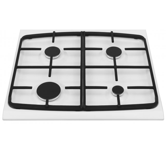 Плита Hansa газовая, 71л, 60x60см, чугун, белый