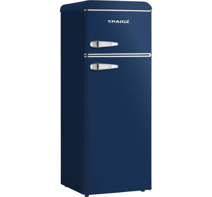 Холодильник Snaige с верхн. мороз., 147.5x56х63, холод.отд.-166л, мороз.отд.-46л, 2дв., A++, ST, retro, синий