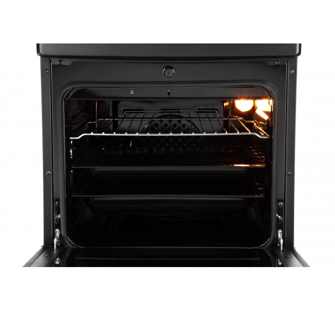 Плита ARDESTO комби, 52л, 50x60см, конвекция, чугун, подсветка, форсунки LPG (подключение газового баллона), черный