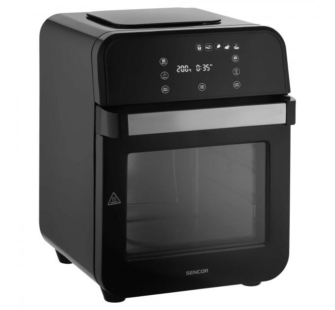 Мультипіч Sencor Vita, 1500Вт, об'єм-12л, сенсорне управл., 60-200°C, нержав.сталь/пластик, чорний