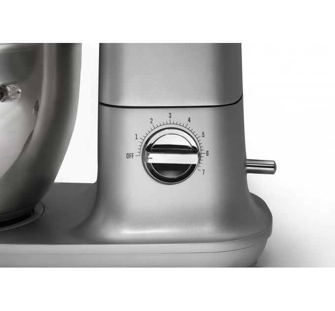 Кухонная машина Gorenje 1000Вт, чаша-металл, корпус-металл, насадок-7, серебристо-красный