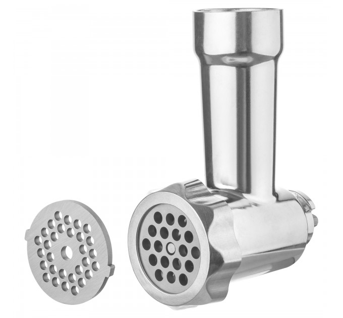 Кухонна машина Sencor 1000Вт, чаша-метал, корпус-пластик, насадок-15, біло-золотий