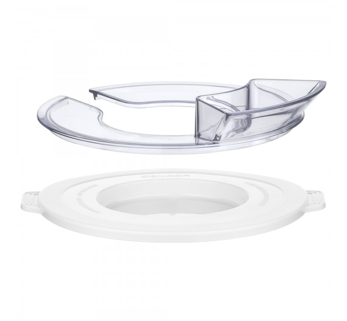 Кухонна машина Sencor 1000Вт, чаша-метал, корпус-пластик, насадок-15, біло-золотий