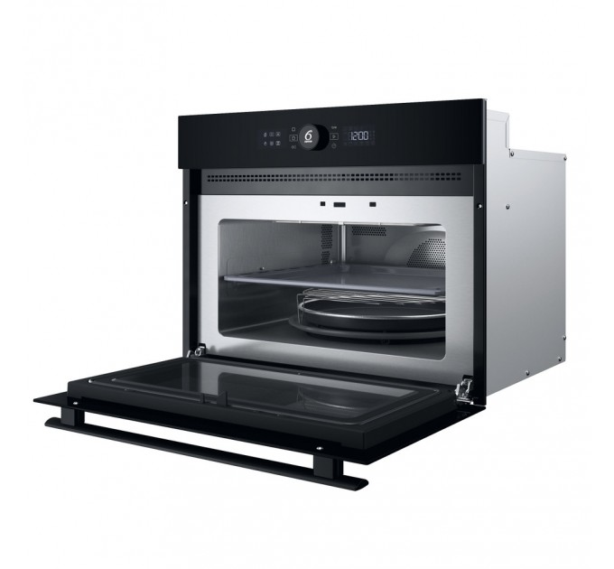 Духова шафа Whirlpool електрична компактна, 40л, дисплей, конвекція, ф-ція мікрохвиль, чорний