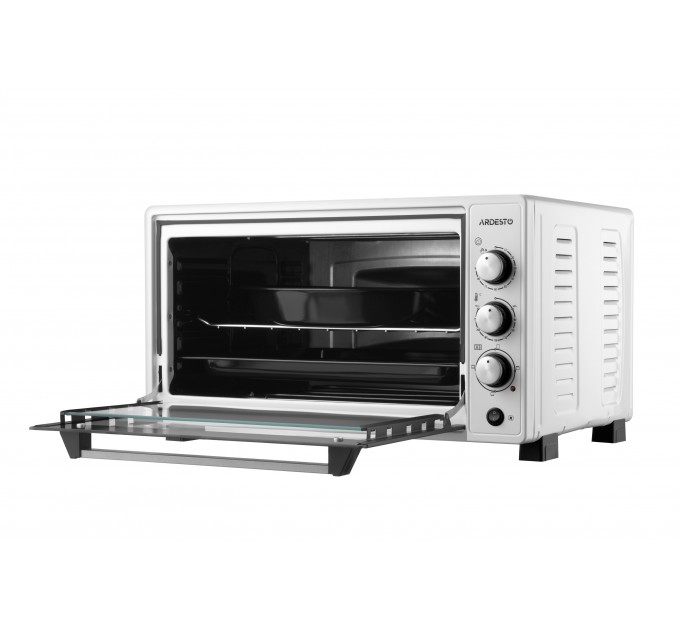 Печь электрическая ARDESTO, 52л, 1700Вт, механич., конвенция, двойное стекло, белый