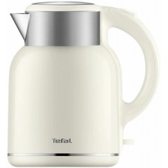 Электрочайник Tefal Thermo Protect XL, 1.9л, пластик, нерж. сталь, бежевый