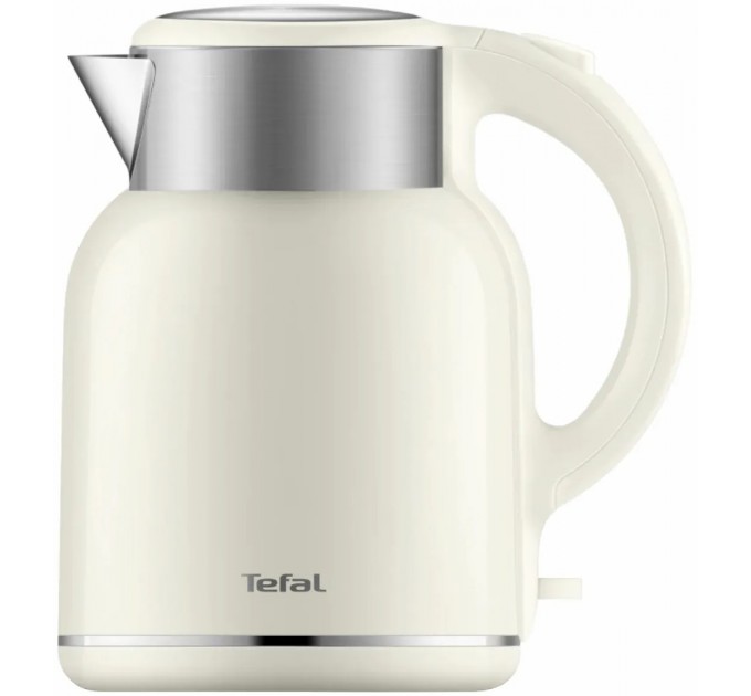 Электрочайник Tefal Thermo Protect XL, 1.9л, пластик, нерж. сталь, бежевый