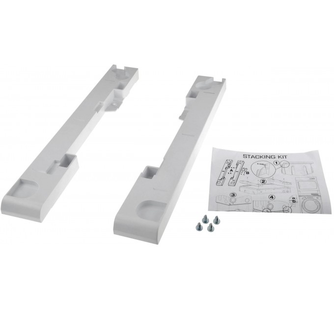 Комплект монтажный Candy для соединения стиральной машины с сушильной машиной, 47-60см, белый