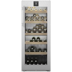 Холодильник Liebherr для вина, 145.4x59.7х67.5, полок - 6, зон - 2, бут-107, ST, дисплей, сріблястий