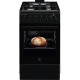 Плита Electrolux комбінована, 58л, 50x60см, конвекція, пара, чорний