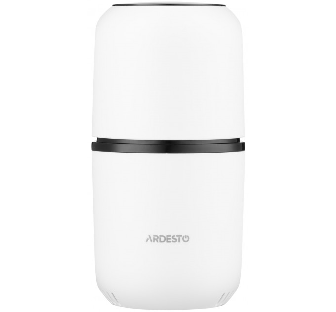 Кавомолка ARDESTO роторна 150Вт, об'єм зерен-80г, пластик, білий