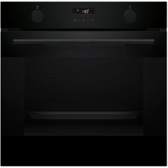 Духова шафа Bosch електрична, 76л, A, дисплей, конвекція, телескопічні направляючі, чорний