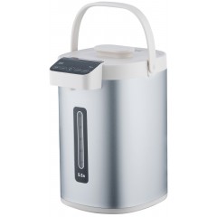Термопот ARDESTO 5.5л, дисплей, нержавіюча сталь+пластик, сіро-білий